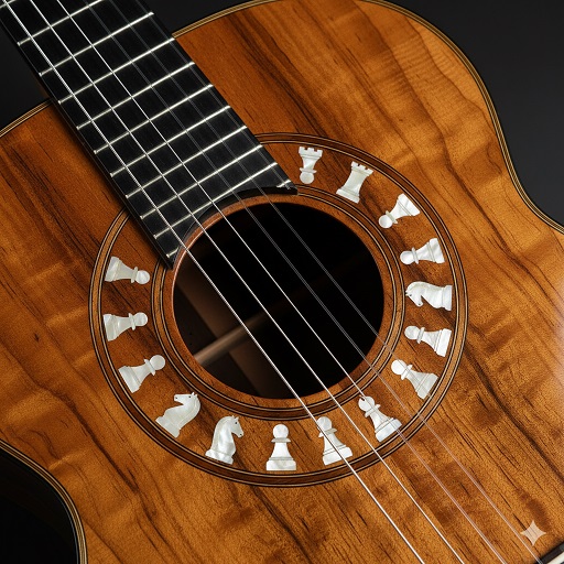 Chess Pieces Rosetta Guitar